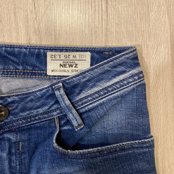Diesel blue denim pants size W27 in excellent condition - Picture 2 of 4